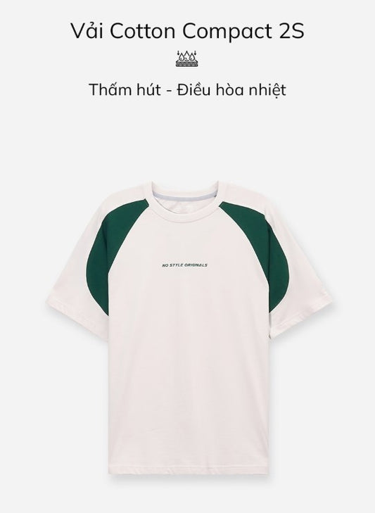 Áo Thun No Style M5 Kem Rêu