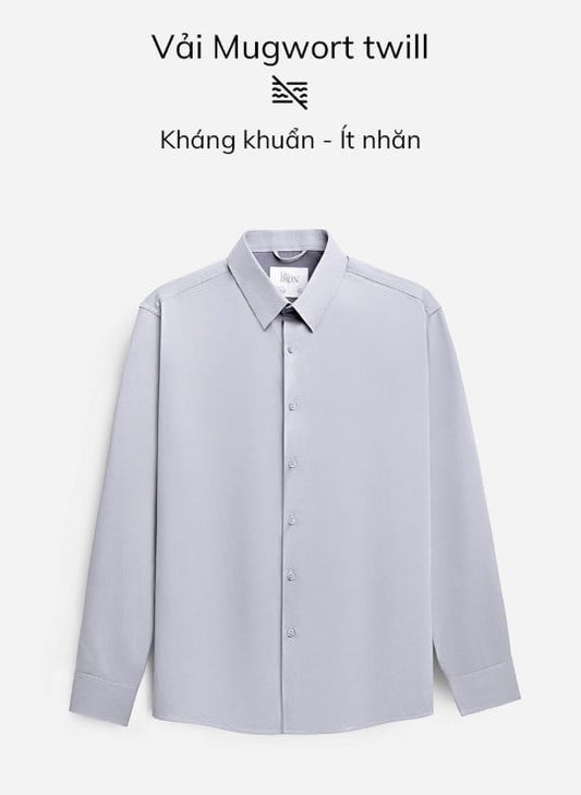 Áo Sơ Mi Non-Iron 01 Xám Nhạt