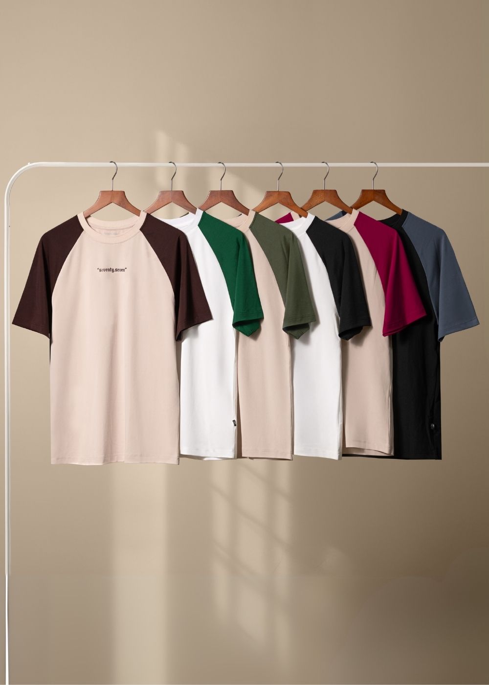 Áo Thun Seventy Seven 03 Trắng Đen