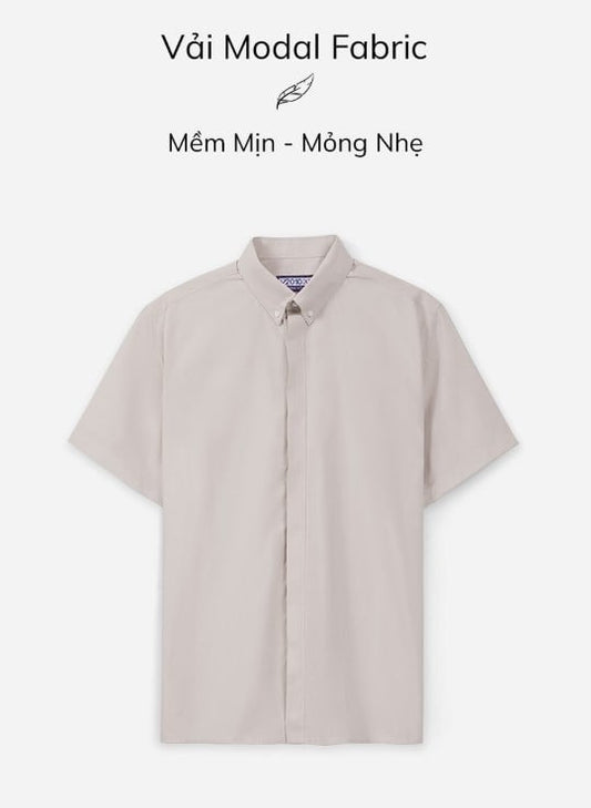 Áo Sơ Mi Non Branded 33 Nâu
