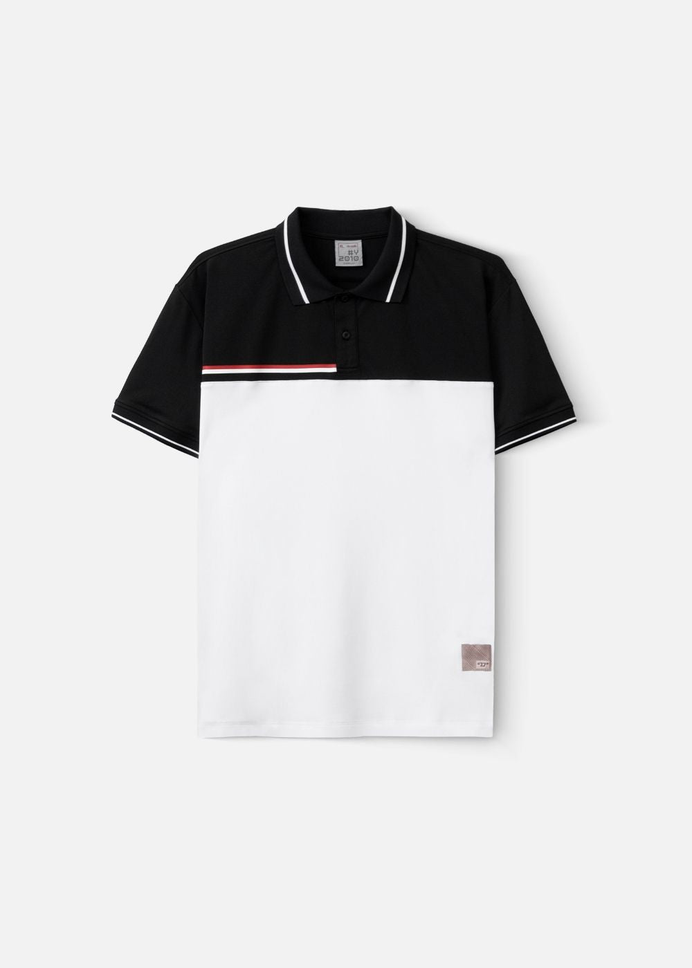 Áo Polo Seventy Seven 19 Đen Trắng