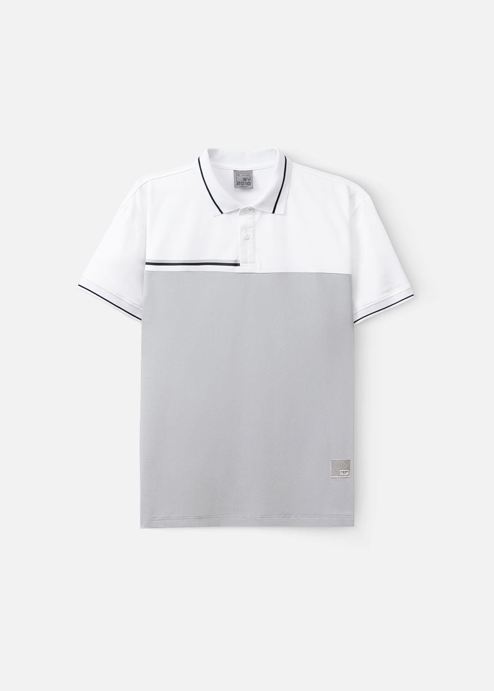 Áo Polo Seventy Seven 19 Trắng Xám