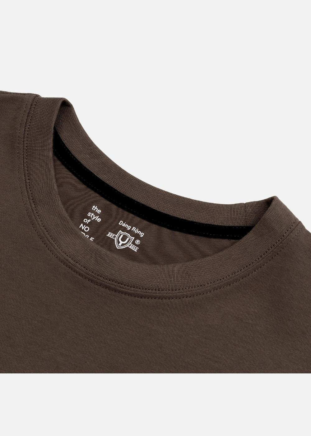 Áo Thun No Style M13 Nâu Đậm