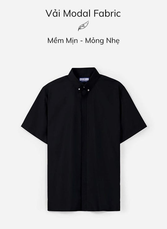Áo Sơ Mi Non Branded 33 Đen