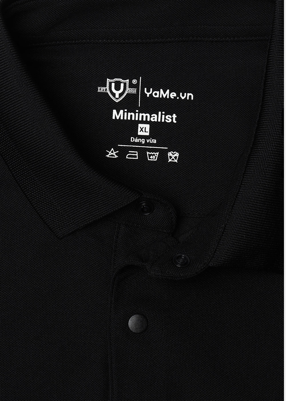 Áo Polo The Minimalist 001 Đen