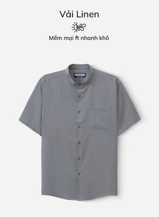 Áo Sơ Mi Seventy Seven 24 Xám