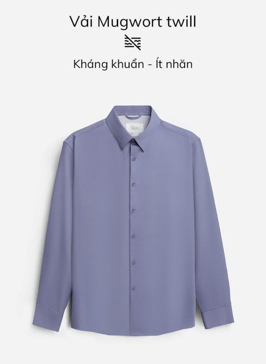 Áo Sơ Mi Non-Iron 01 Xám Đậm