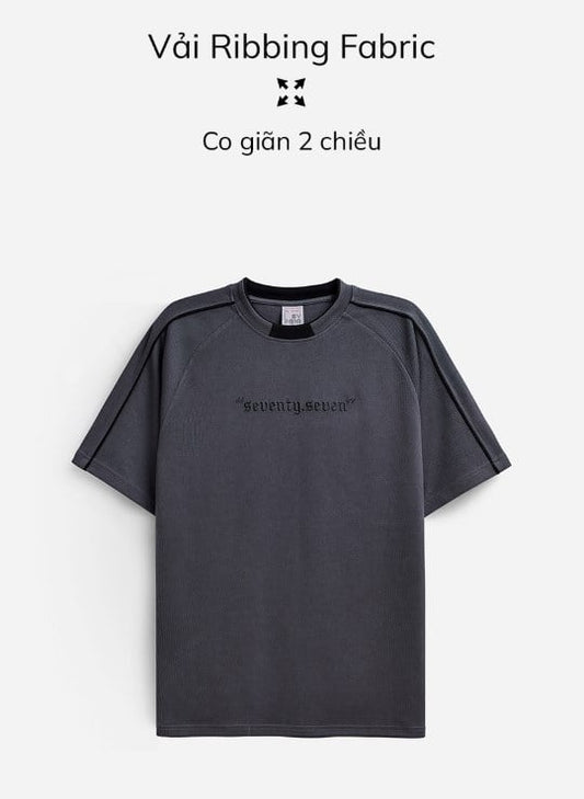 Áo Thun Seventy Seven 45 Xám Đậm