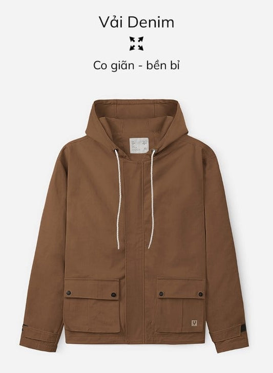 Áo Khoác No Style M54 Nâu Đậm