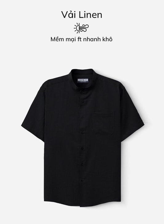 Áo Sơ Mi Seventy Seven 24 Đen