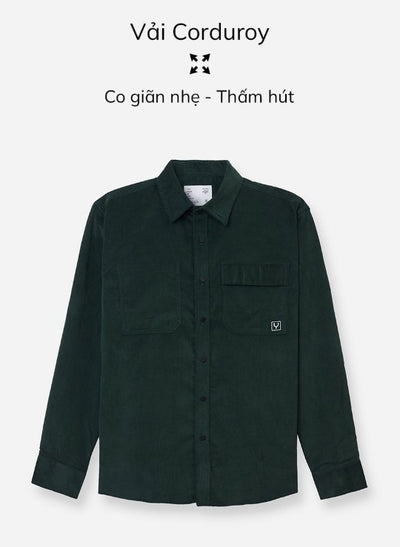 Áo Sơ Mi No Style M65 Xanh Rêu