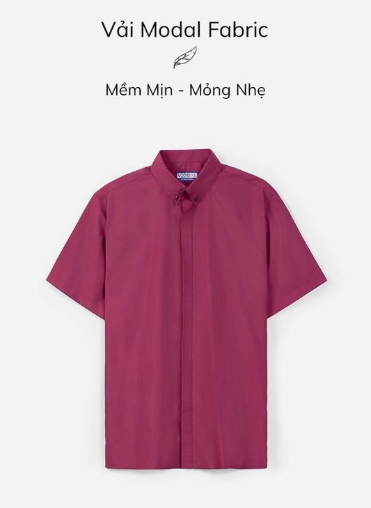 Áo Sơ Mi Non Branded 33 Đỏ Đô
