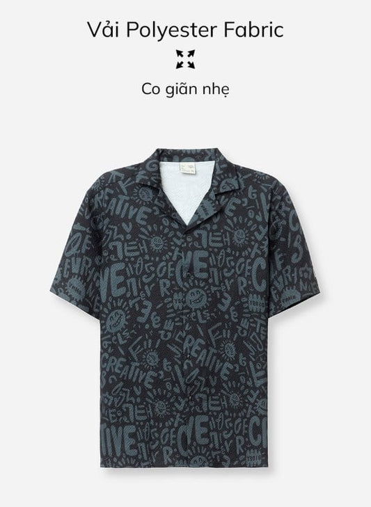 Áo Sơ Mi No Style M79 Đen