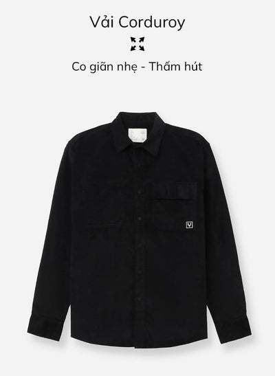 Áo Sơ Mi No Style M65 Đen