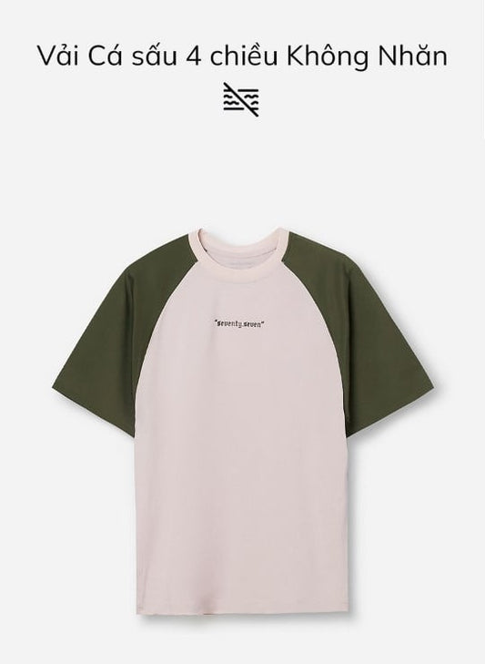 Áo Thun Seventy Seven 03 Be Rêu