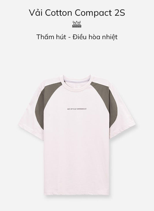 Áo Thun No Style M5 Kem Nâu