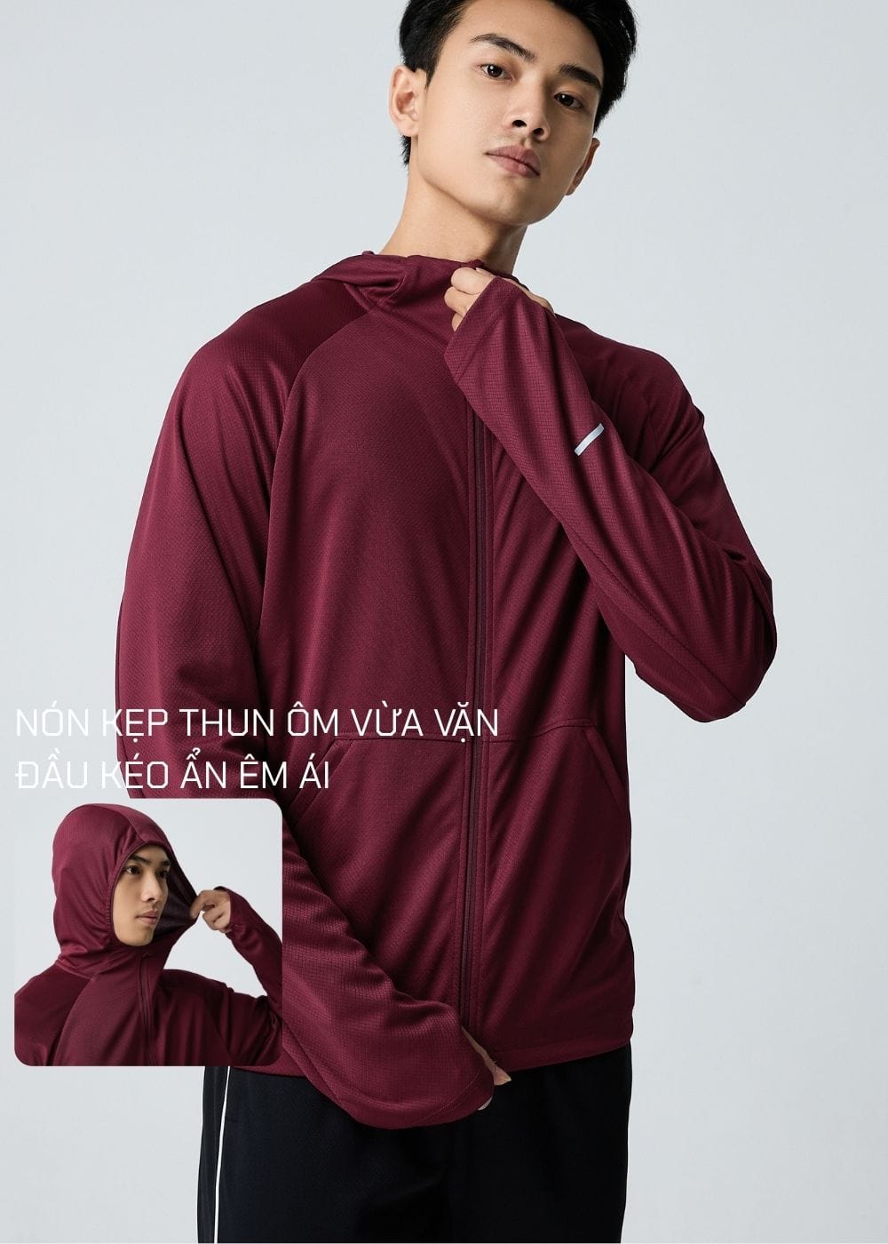 Áo Khoác Thể Thao Áo Khoác The Beginner M006 Đỏ