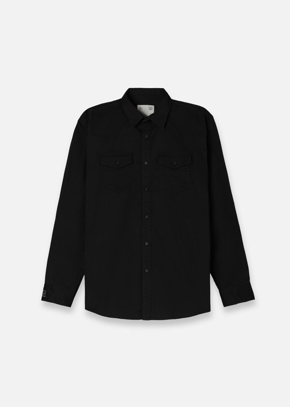 Áo Sơ Mi Tay Dài Cổ Bẻ Áo Sơ Mi No Style M64 Đen