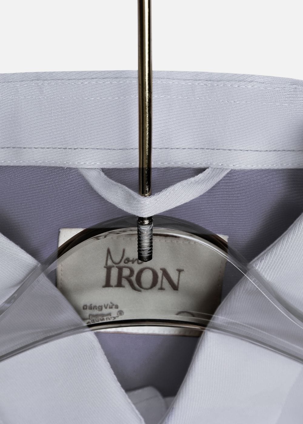 Áo Sơ Mi Tay Dài Cổ Bẻ Áo Sơ Mi Non-Iron 01 Xám Nhạt