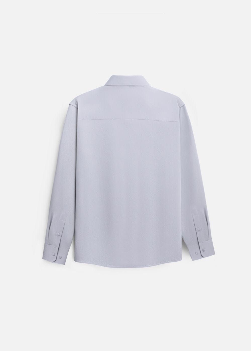 Áo Sơ Mi Tay Dài Cổ Bẻ Áo Sơ Mi Non-Iron 01 Xám Nhạt