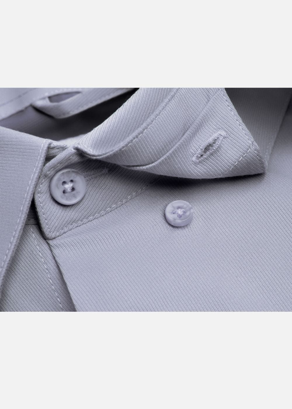 Áo Sơ Mi Tay Dài Cổ Bẻ Áo Sơ Mi Non-Iron 01 Xám Nhạt