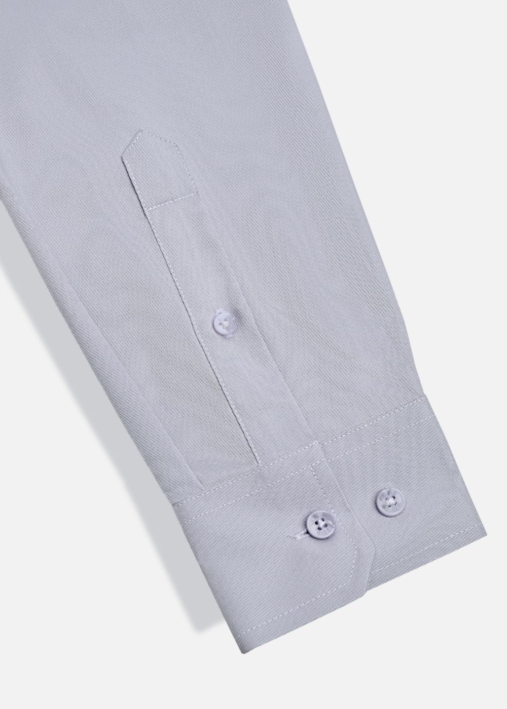 Áo Sơ Mi Tay Dài Cổ Bẻ Áo Sơ Mi Non-Iron 01 Xám Nhạt