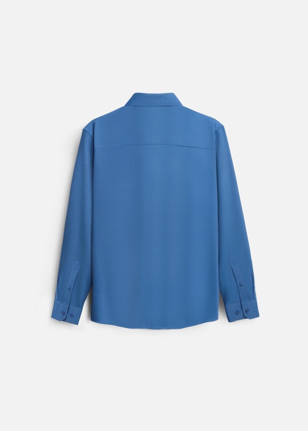Áo Sơ Mi Tay Dài Cổ Bẻ Áo Sơ Mi Non-Iron 01 Xanh Đậm