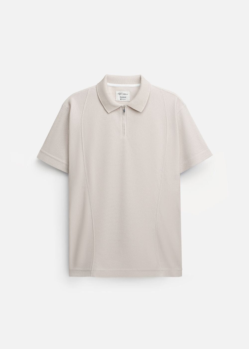 Áo Thun Cổ Polo Tay Ngắn Áo Thun Cổ Polo Tay Ngắn The Weekend 032 Kem