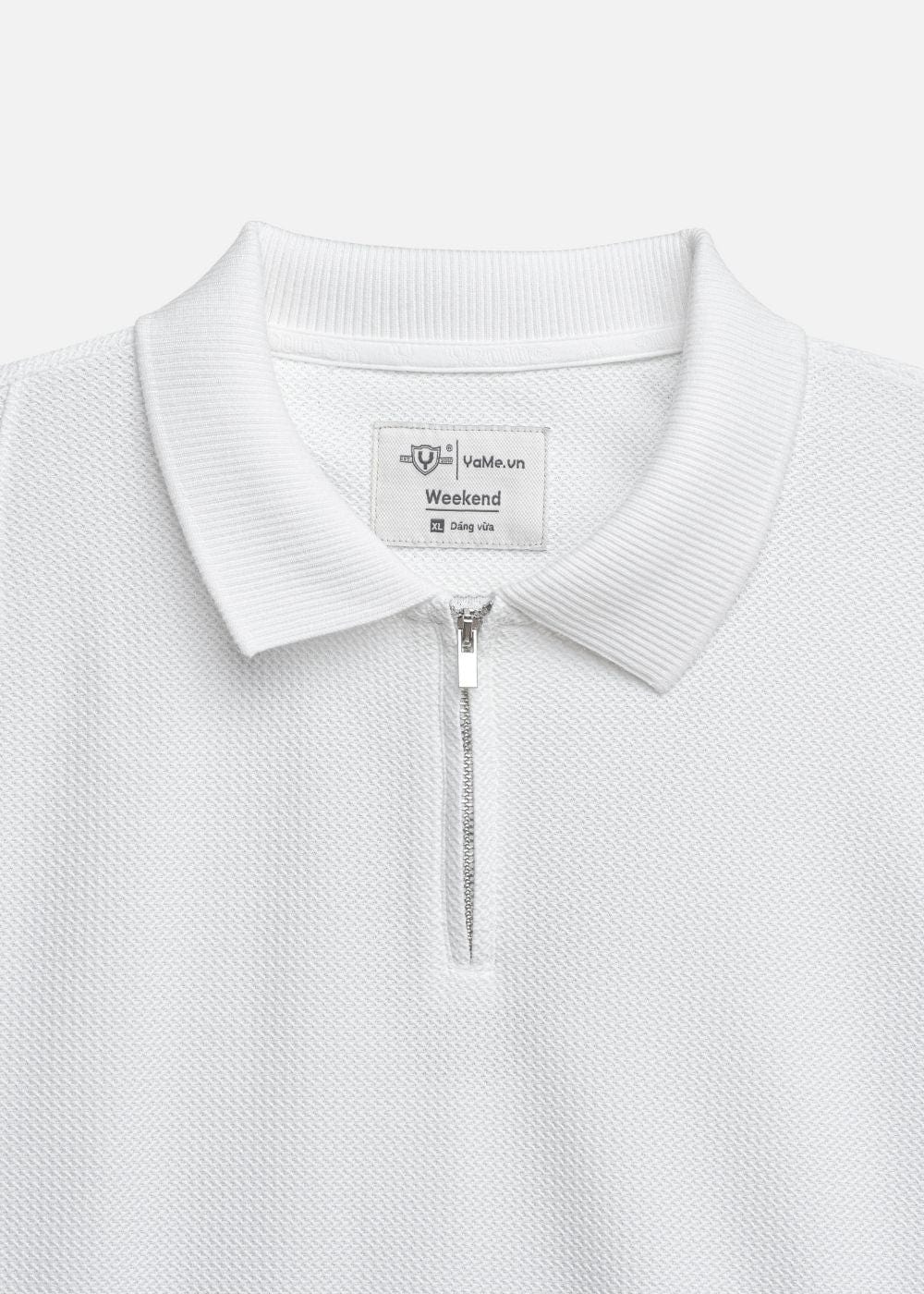 Áo Thun Cổ Polo Tay Ngắn Áo Thun Cổ Polo Tay Ngắn The Weekend 032 Trắng