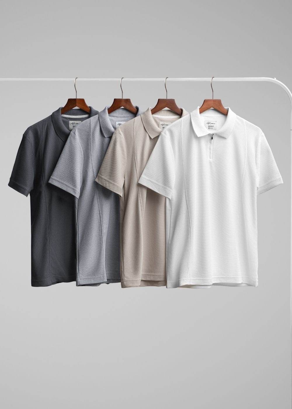 Áo Thun Cổ Polo Tay Ngắn Áo Thun Cổ Polo Tay Ngắn The Weekend 032 Xám
