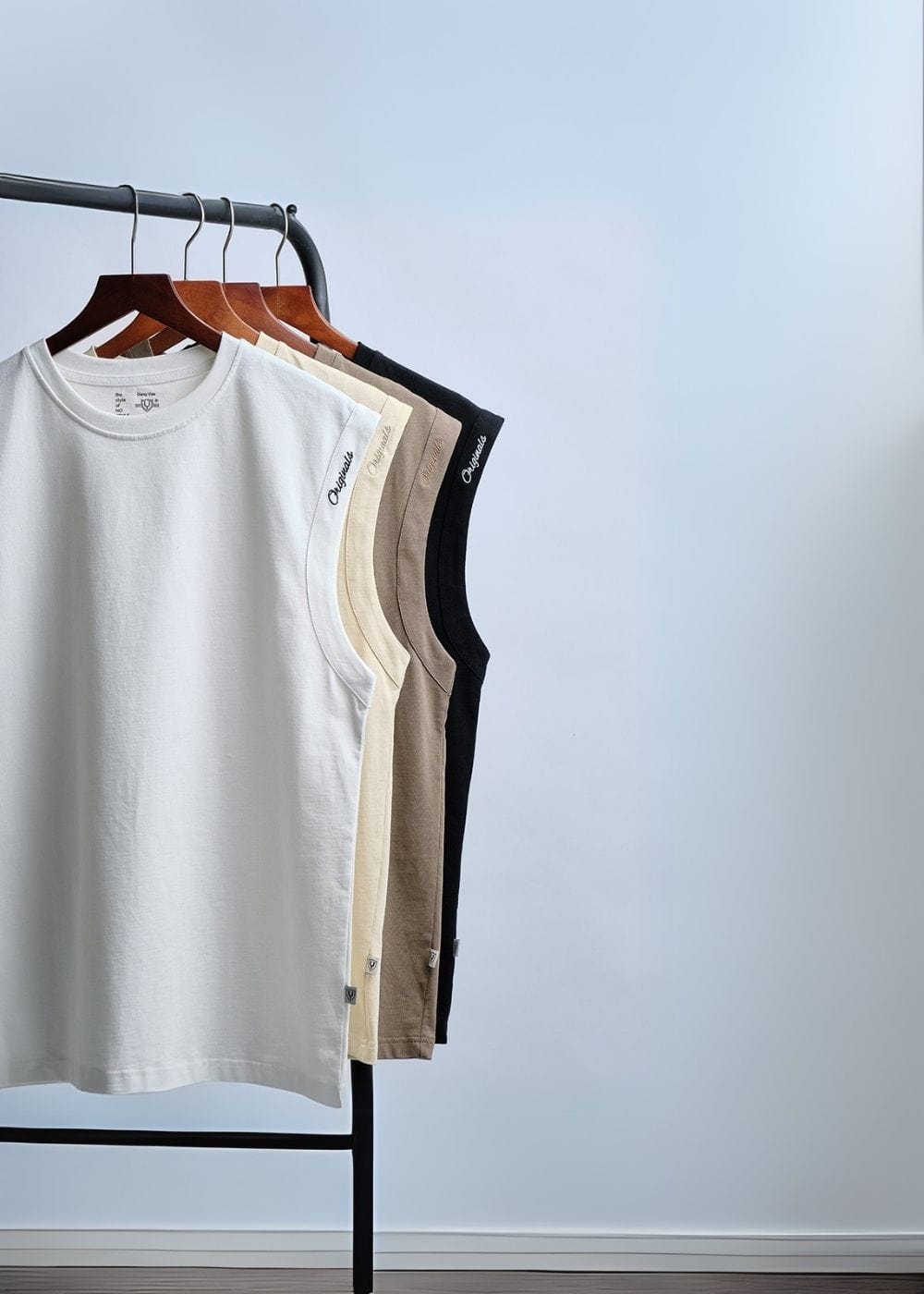 Áo Thun 3 Lỗ Áo Thun No Style M22 Trắng