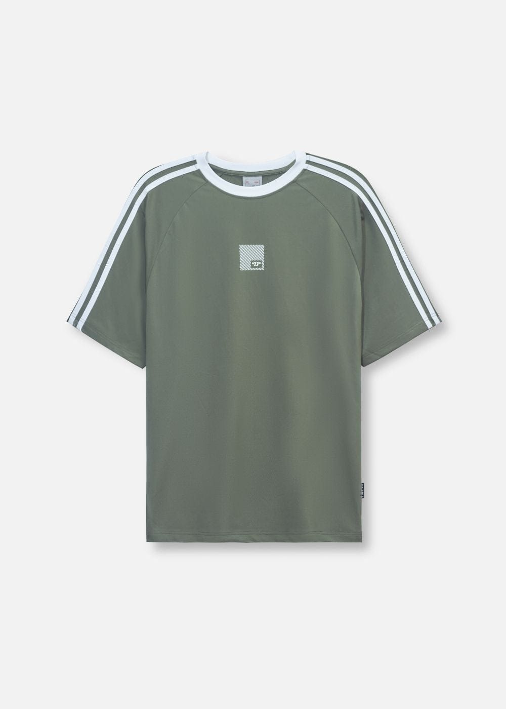 Áo Thun Cổ Tròn Tay Ngắn Áo Thun Seventy Seven 13 Xanh Rêu