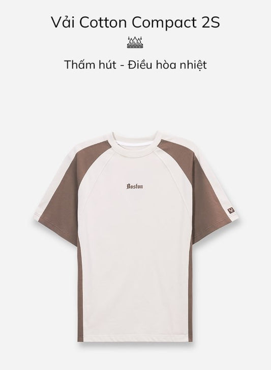 Áo Thun No Style M4 Kem Nâu