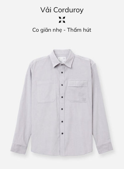 Áo Sơ Mi No Style M65 Xám