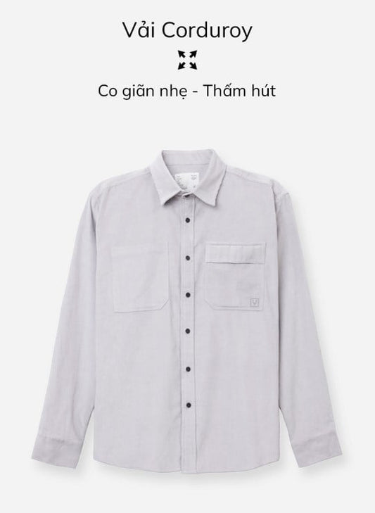Áo Sơ Mi No Style M65 Xám