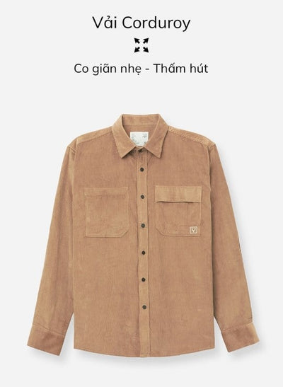 Áo Sơ Mi No Style M65 Nâu