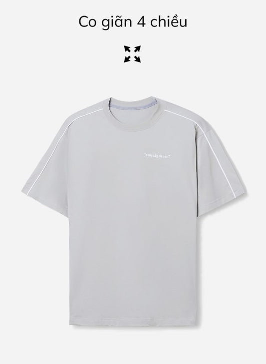 Áo Thun Seventy Seven 04 Xám Ghi