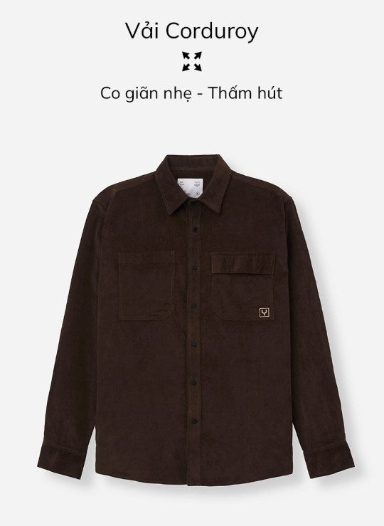 Áo Sơ Mi No Style M65 Nâu Đậm