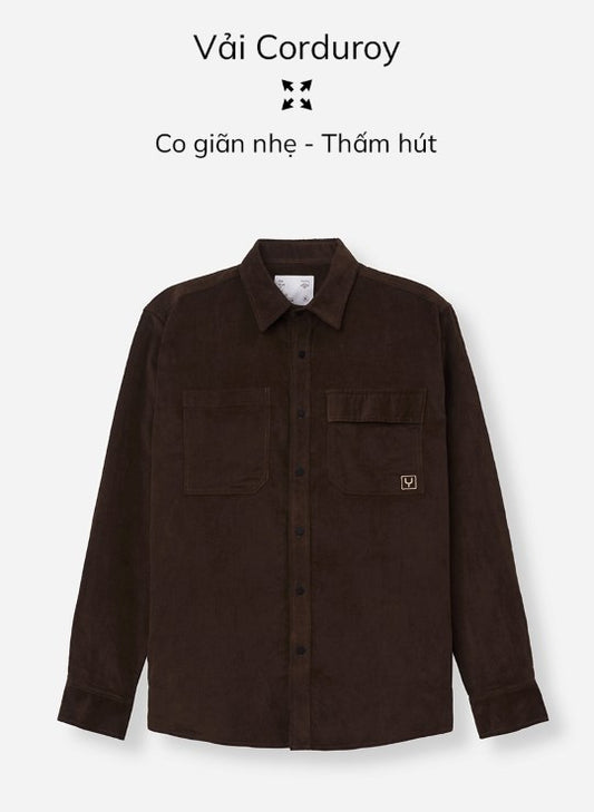 Áo Sơ Mi No Style M65 Nâu Đậm