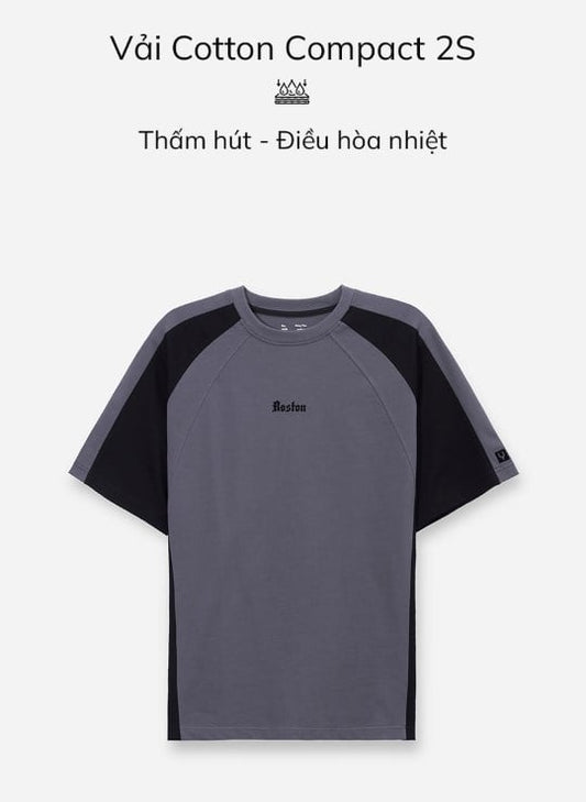 Áo Thun No Style M4 Xám Đen