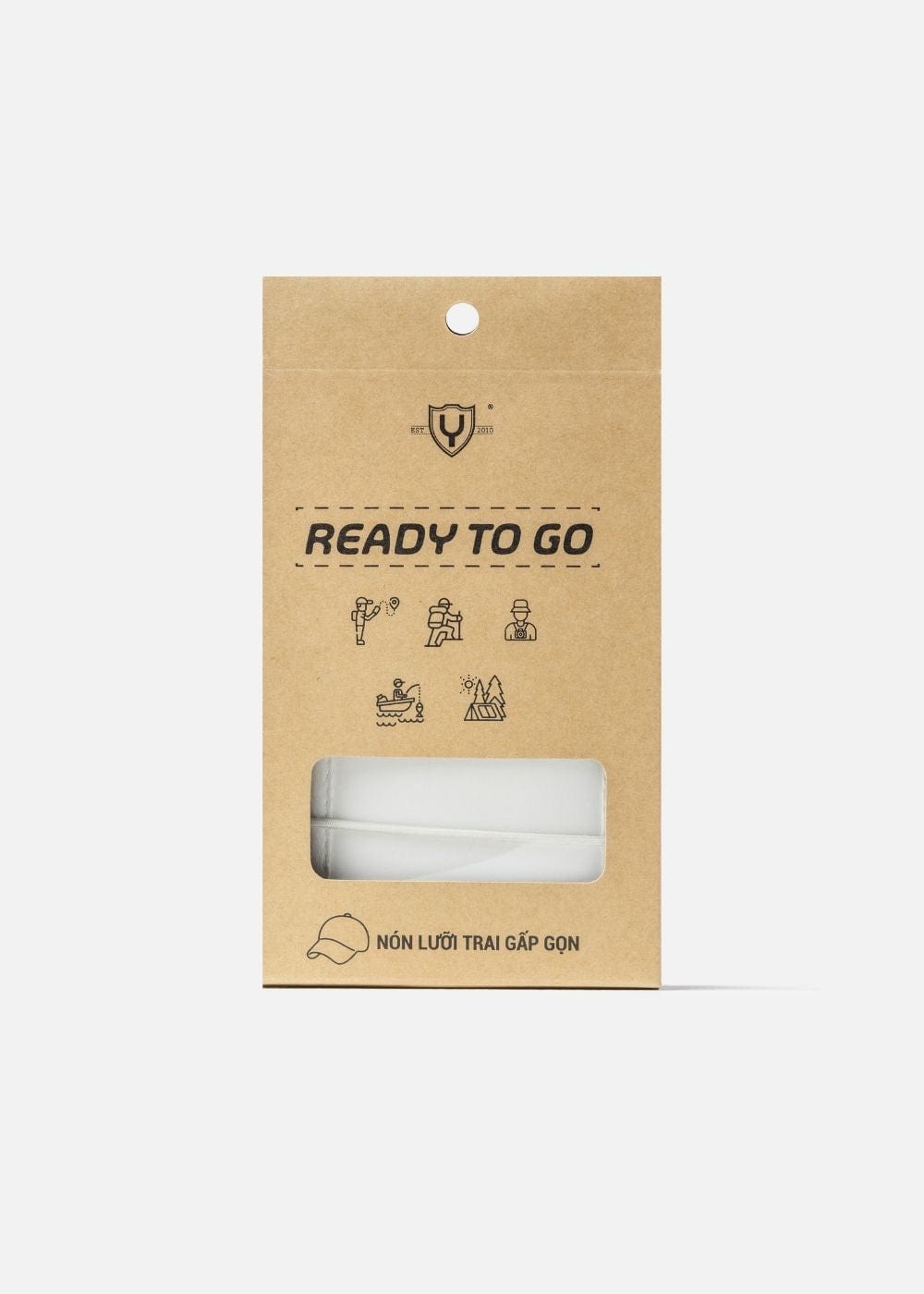 Nón Lưỡi Trai Nón Ready To Go 15 Trắng