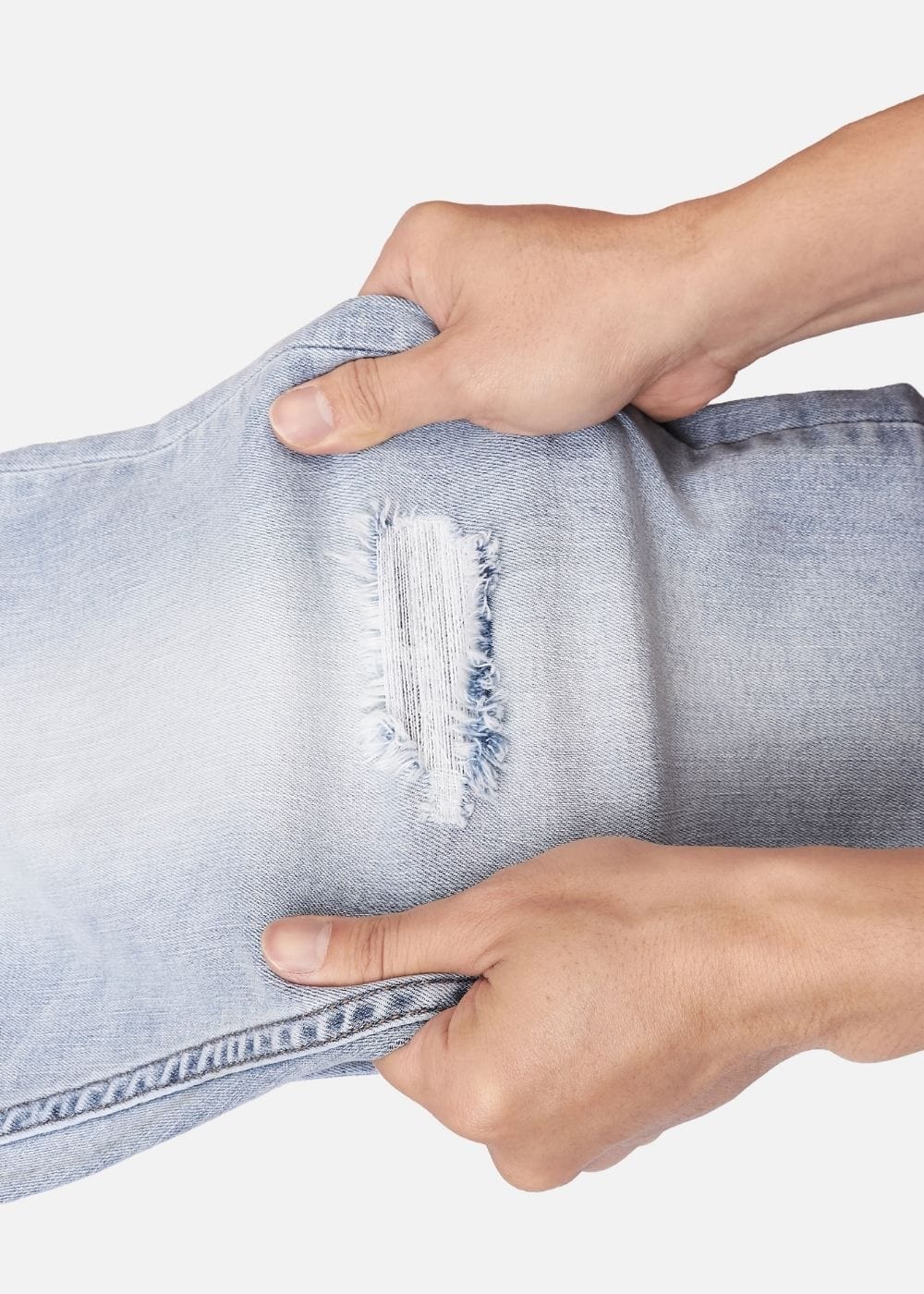 Quần Jean SlimFit Quần Jean Seventy Seven 51 Xanh Trắng