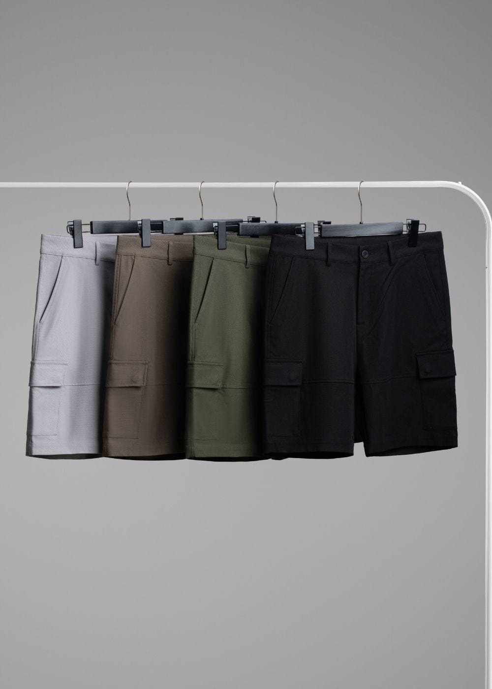 Quần Short Kaki Quần Short Cargo No Style 033 Nâu