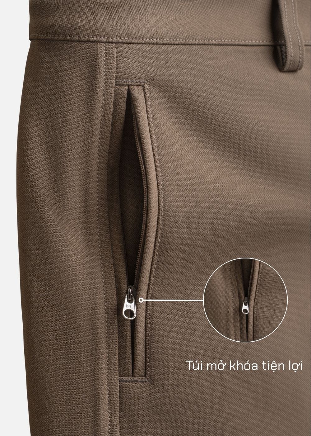 Quần Short Kaki Quần Short Kaki The Weekend 022 Nâu