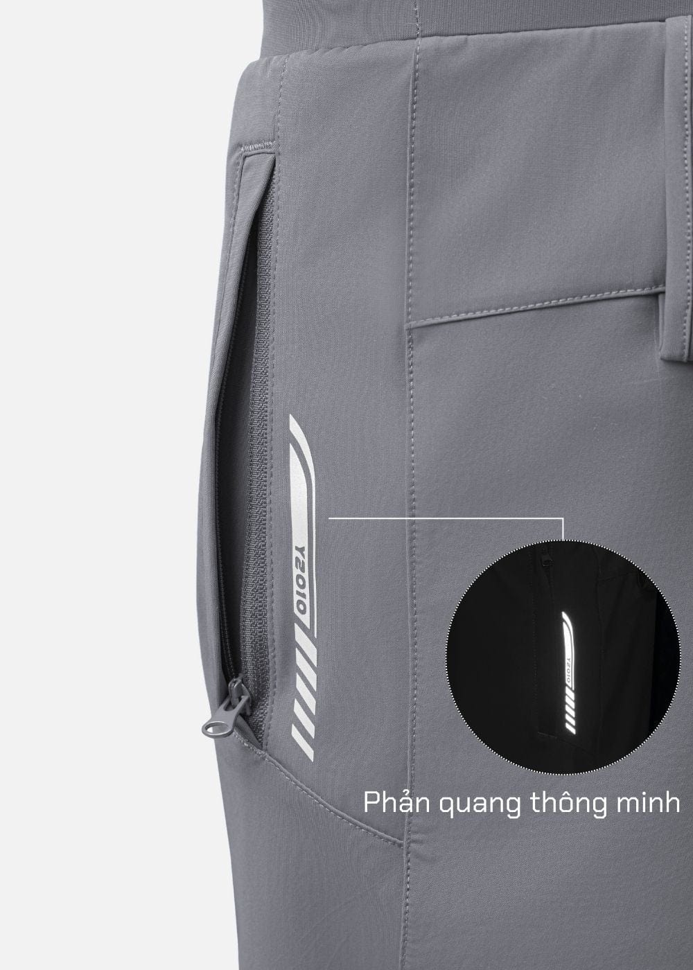 Quần Short Dù Quần Short The Trainer 014 Xám