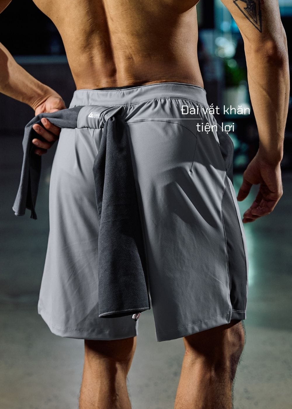Quần Short Thể Thao Quần Short The Trainer 015 Xám