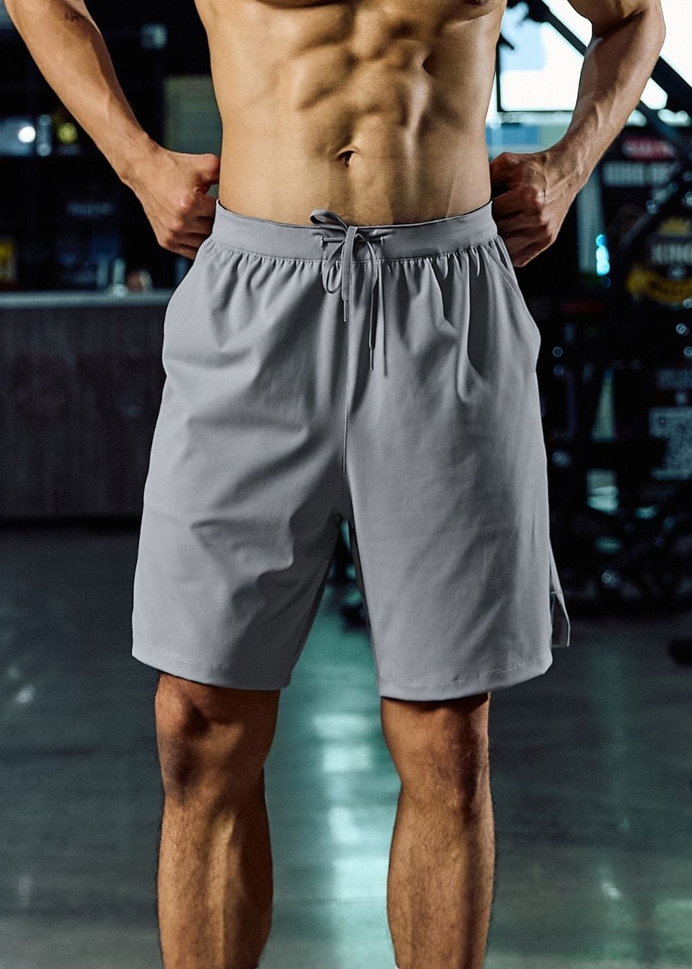 Quần Short Thể Thao Quần Short The Trainer 015 Xám