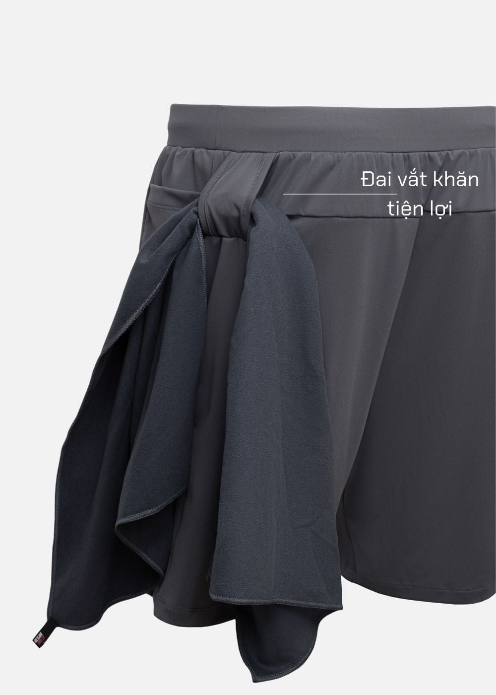 Quần Short Thể Thao Quần Short The Trainer 016 Xám Đậm
