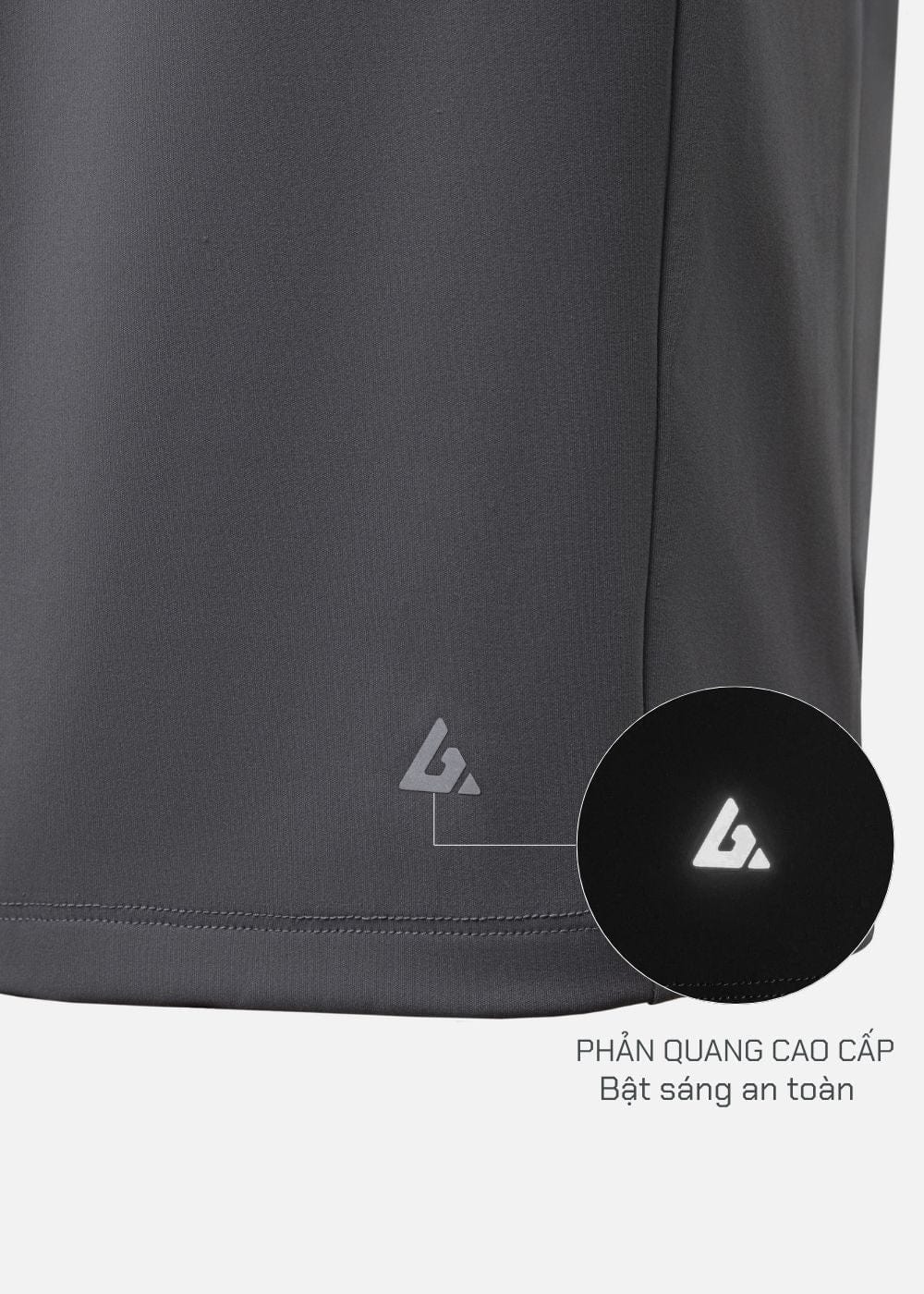 Quần Short Thể Thao Quần Short The Trainer 016 Xám Đậm