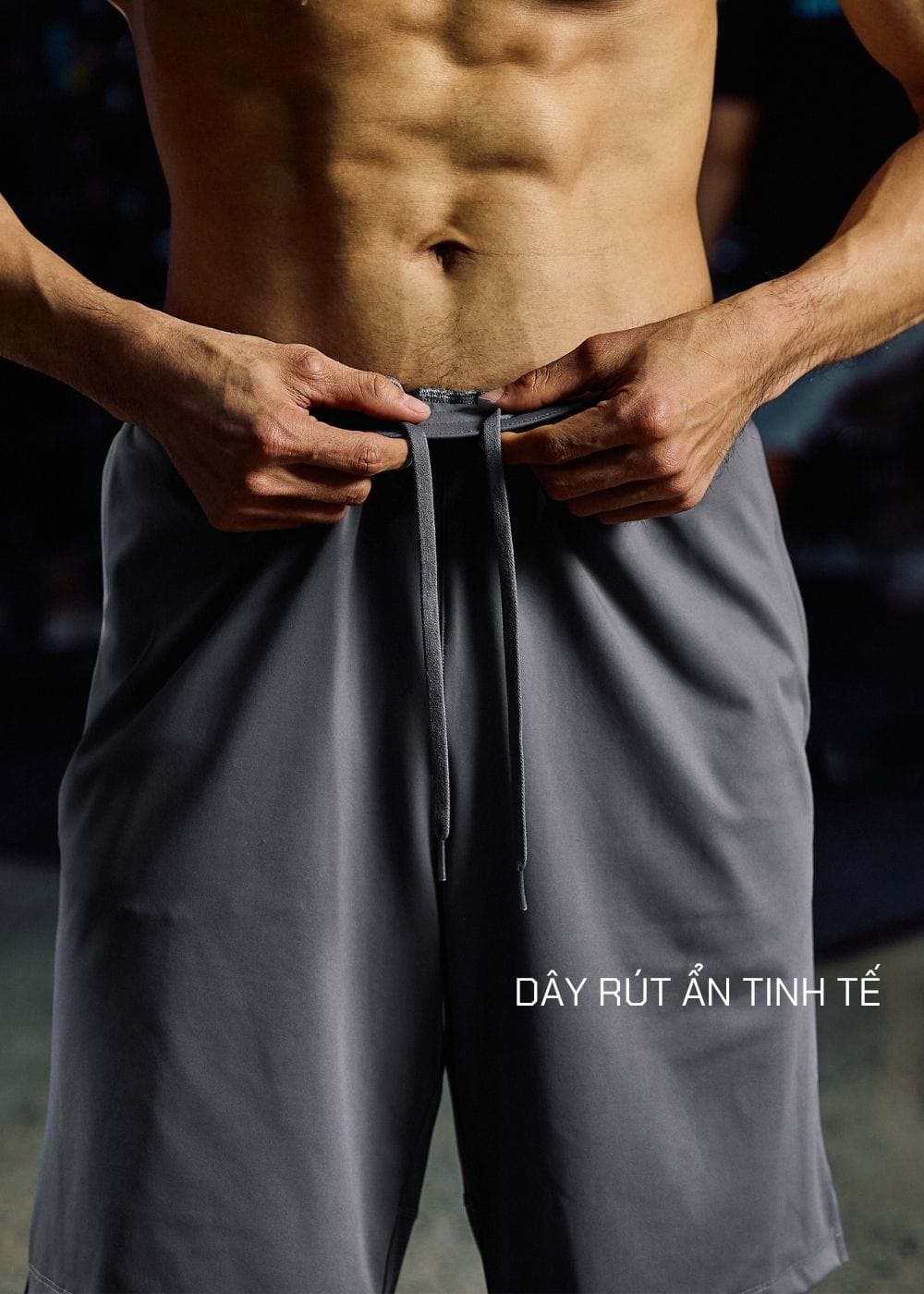 Quần Short Thể Thao Quần Short The Trainer 017 Xám Đậm